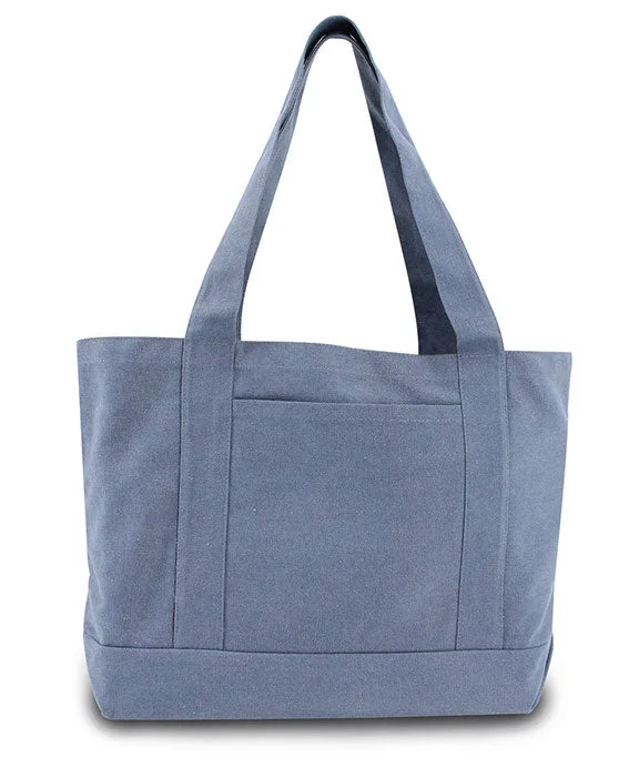 8870 - Liberty Bags Seaside Cotton Canvas 12 oz Pigment-Dyed Boat Tote Bag