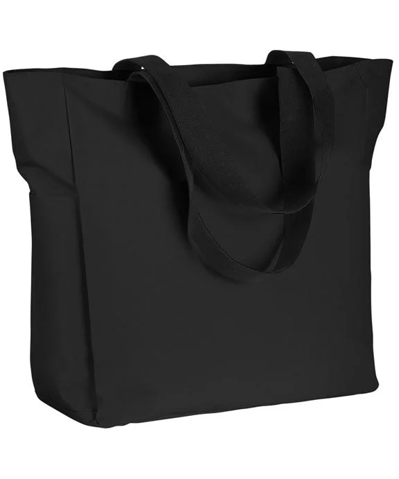 BE080 - BAGedge Polyester Zip Tote Bag