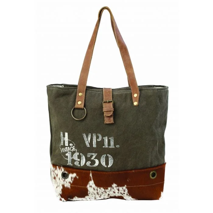 Vintage 1930 Canvas Tote Bag