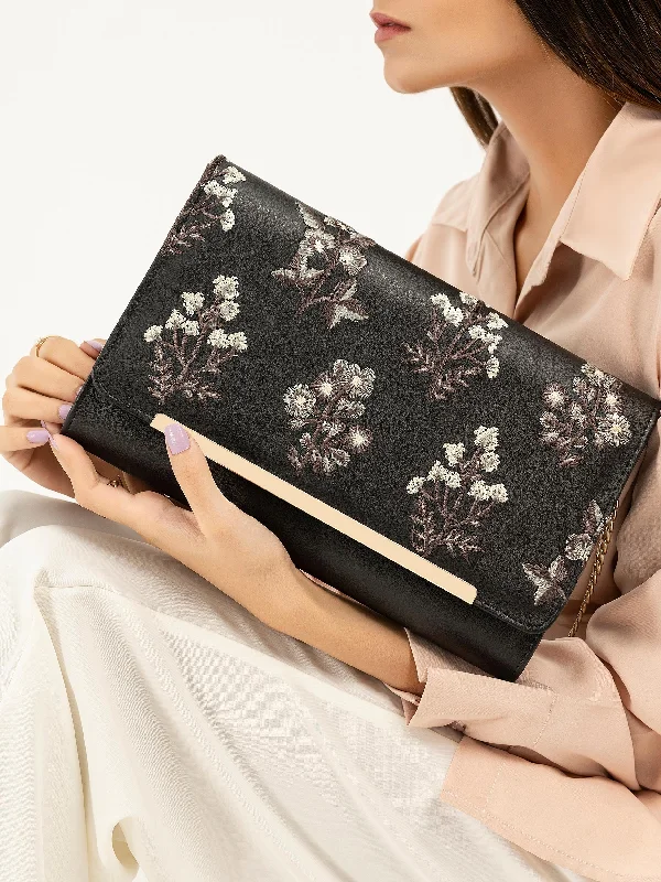 Embroidered Clutch