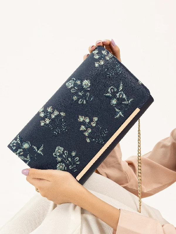 Embroidered Clutch