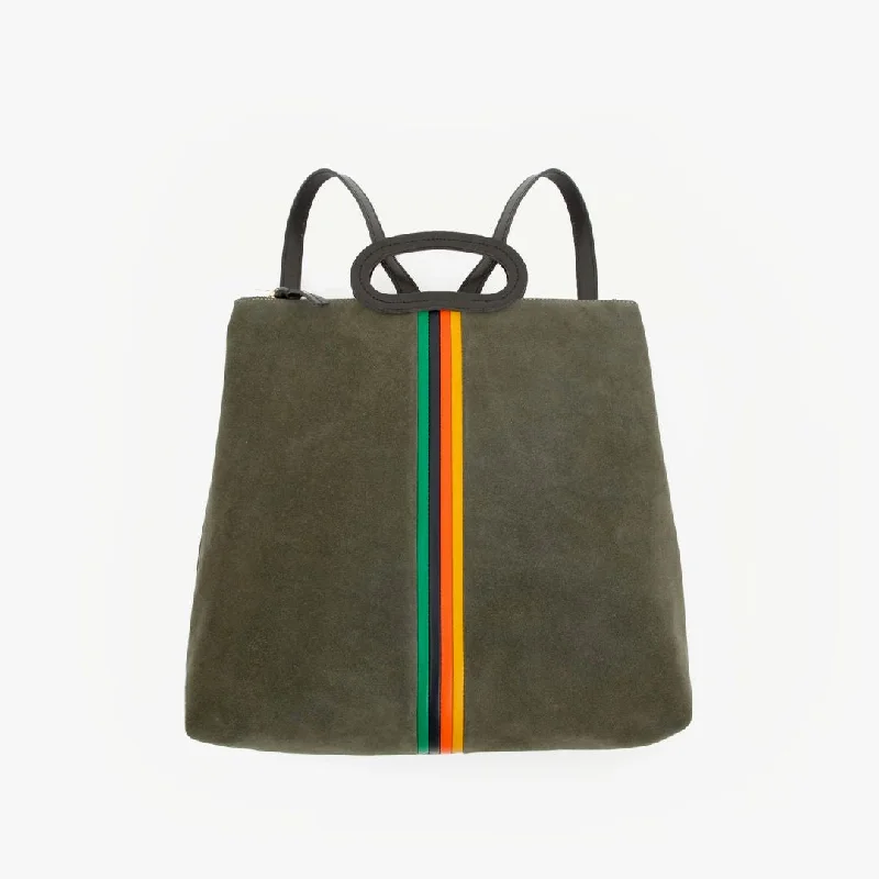 Marcelle Backpack (Army Suede)