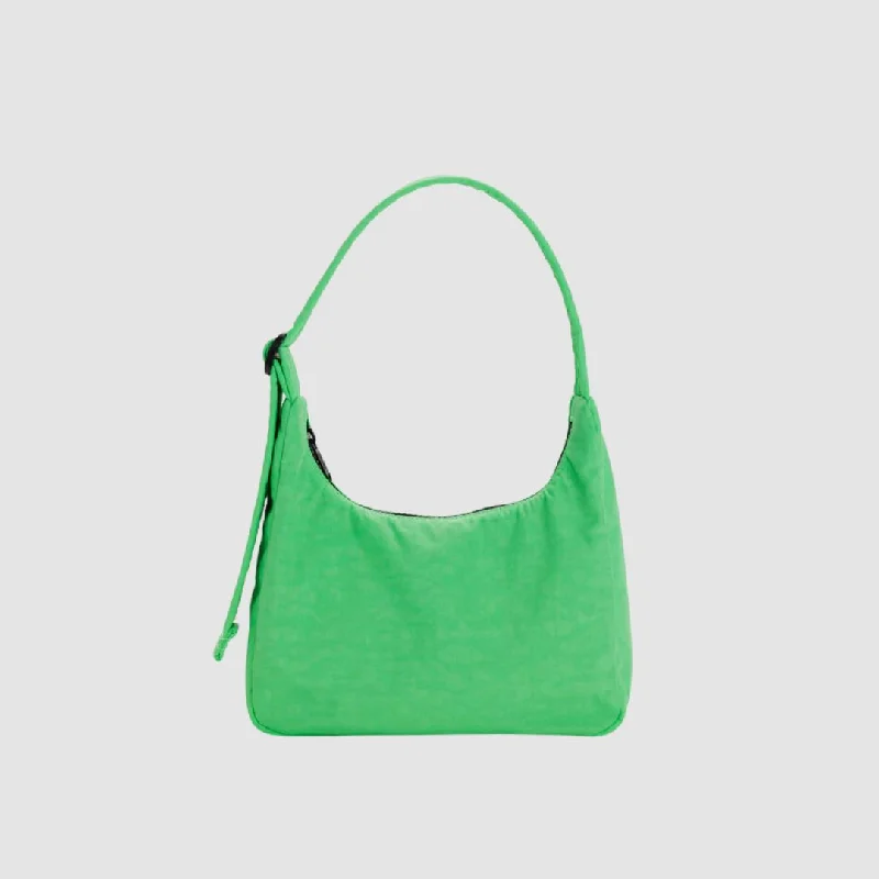 Mini Nylon Shoulder Bag (Aloe)