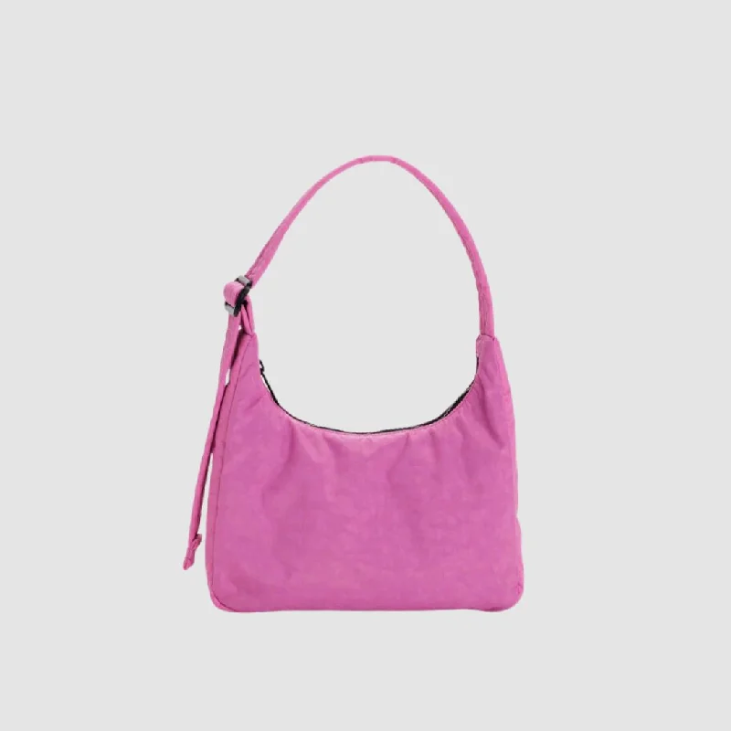 Mini Nylon Shoulder Bag (Extra Pink)