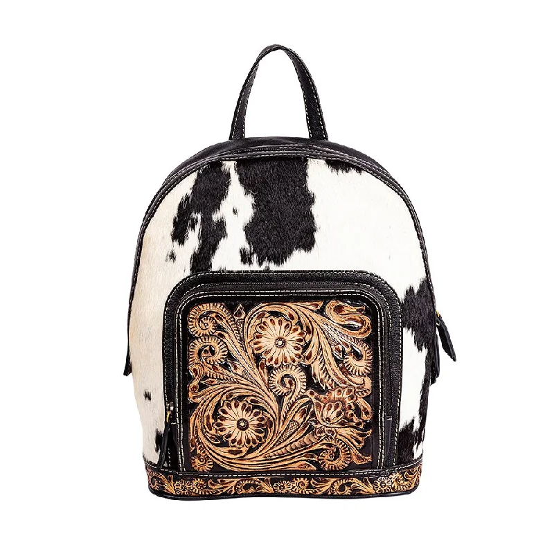 Old Mill Trail Hand-tooled Backpack Bag