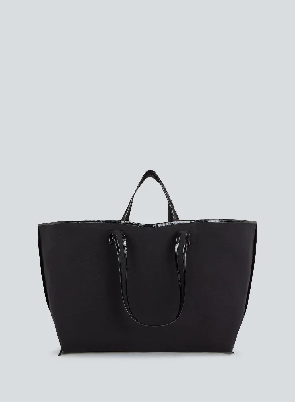 Tote canvas black/ lacquer black | black / lacquer blac