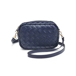 Maddi Woven Crossbody - Midnight