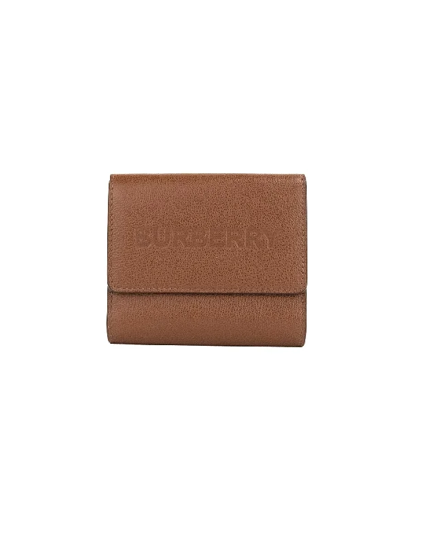 Burberry  Small Leather Wallet Tan