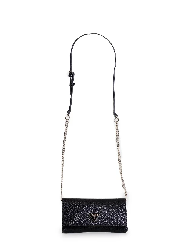 Guess  Natalie Chain Wallet for Women Black