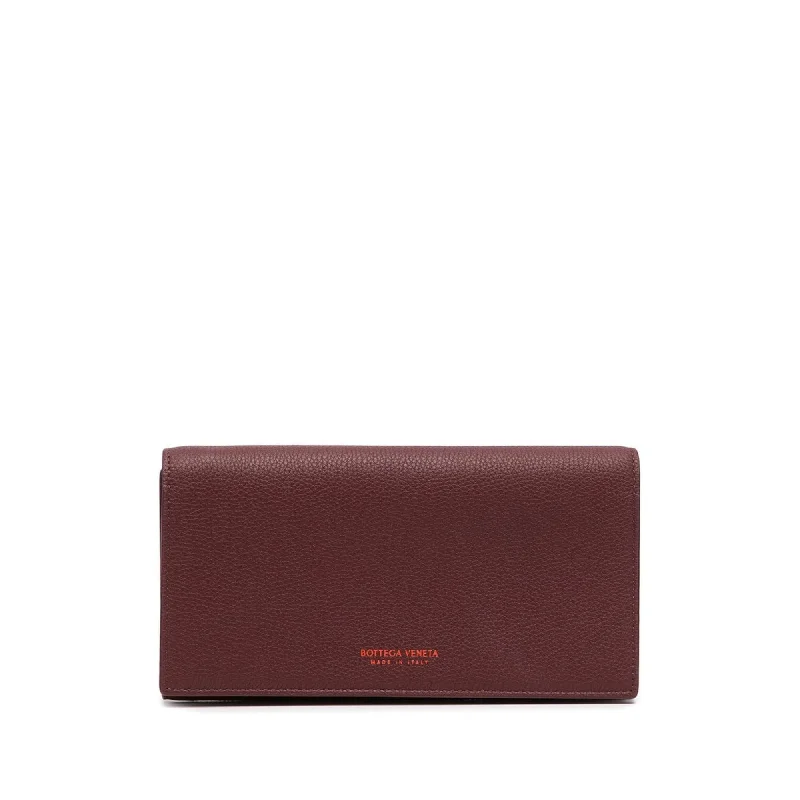 Bottega Veneta Embossed Logo Continental Wallet