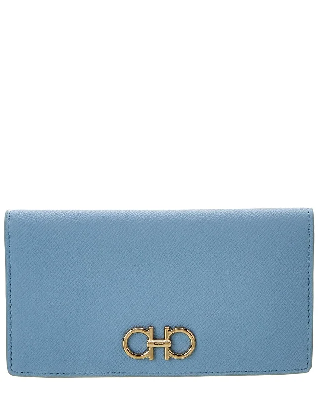 Ferragamo Gancini Leather Continental Wallet