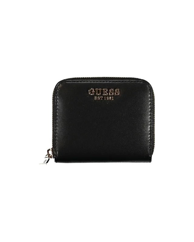 Guess Jeans Polyethylene Wallet with Coin Purse and Zip Closure