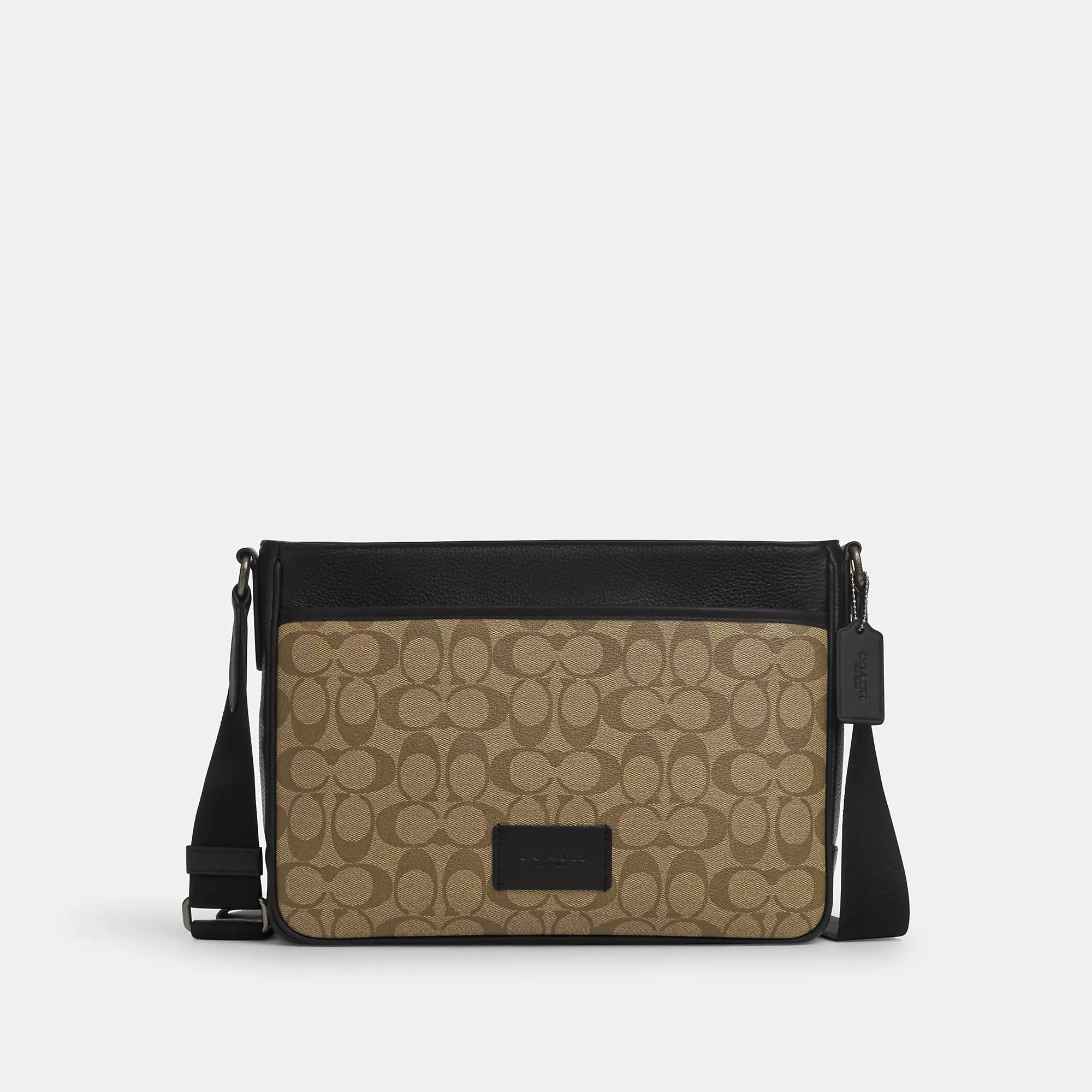 Coach Outlet District Crossbody In Signature Canvas