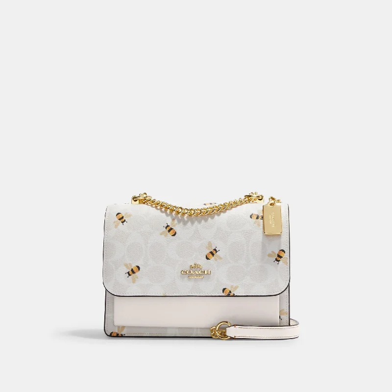 Coach Outlet Klare Crossbody In Signature Canvas With Bee Print