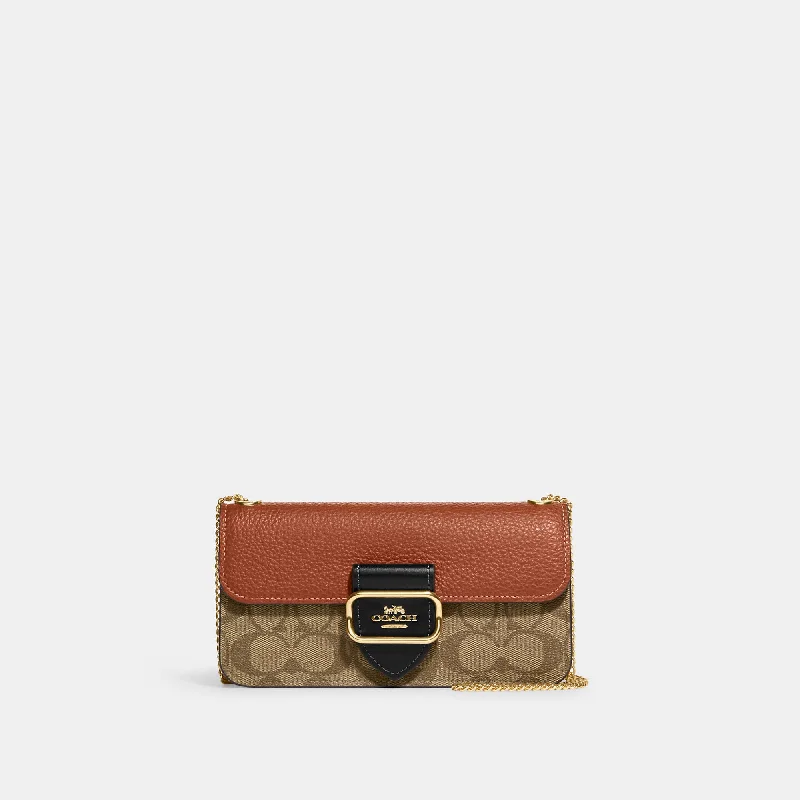 Coach Outlet Morgan Crossbody In Colorblock Signature Canvas