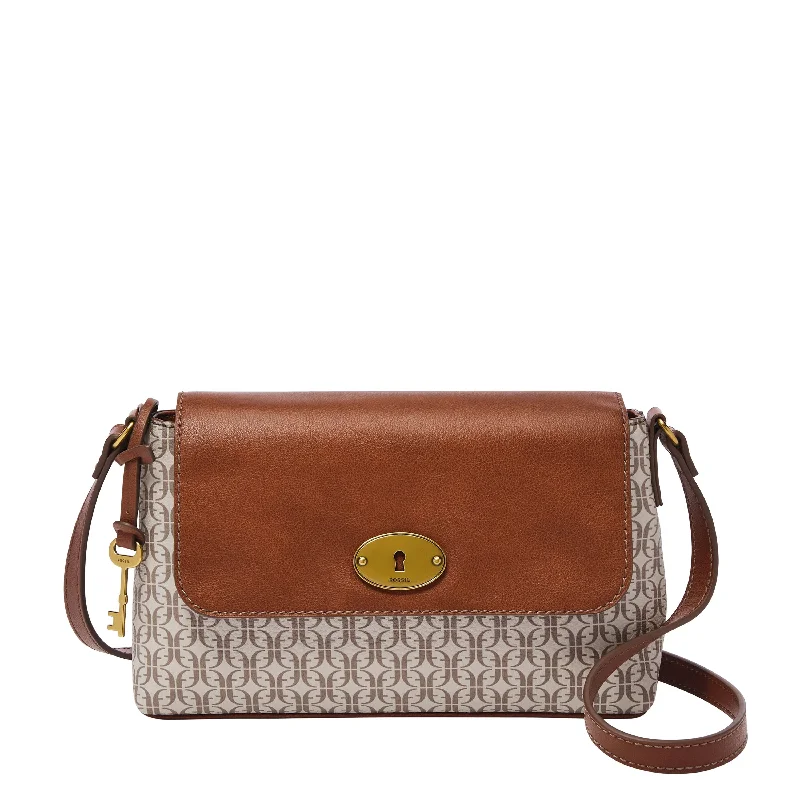 Fossil Women's Gabriella Printed PVC Small Flap Crossbody