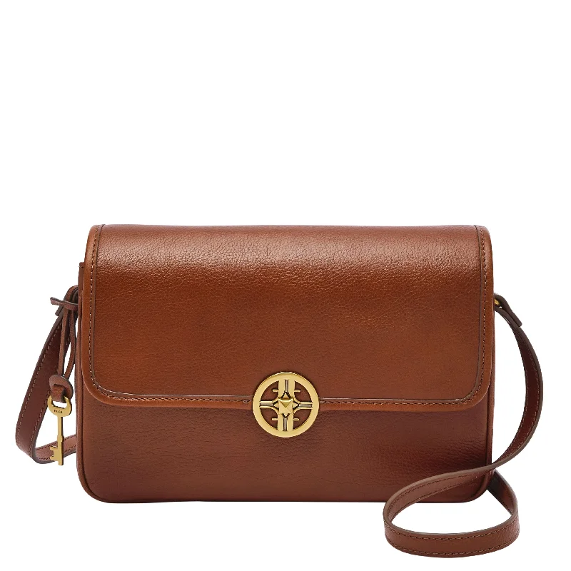 Fossil Women's Jasmine Leather Flap Crossbody