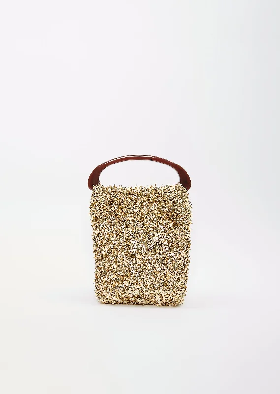 Crossbody Crisp Bag — Gold