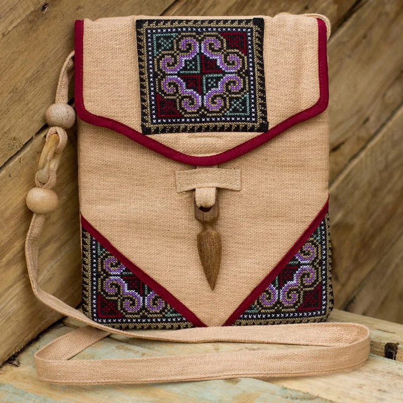 Handmade Hemp Shoulder Bag