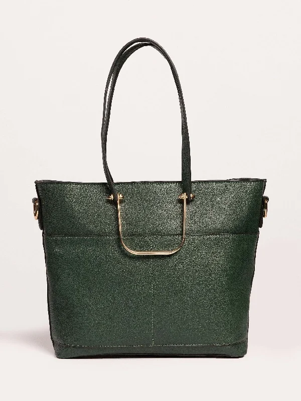 Textured Shoulder Bag