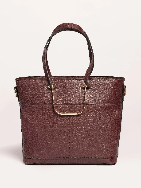 Textured Shoulder Bag