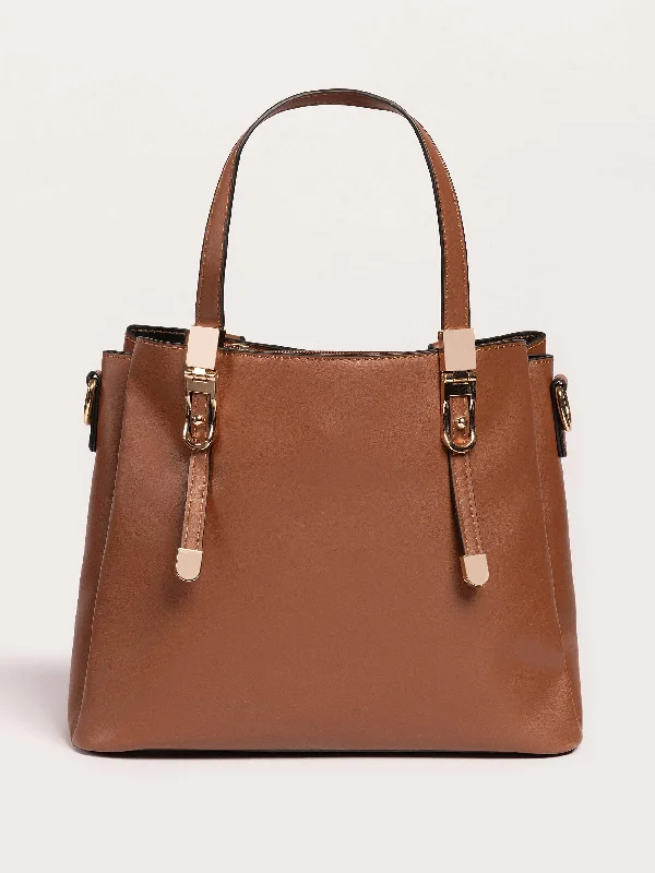 Buckled Shoulder Bag