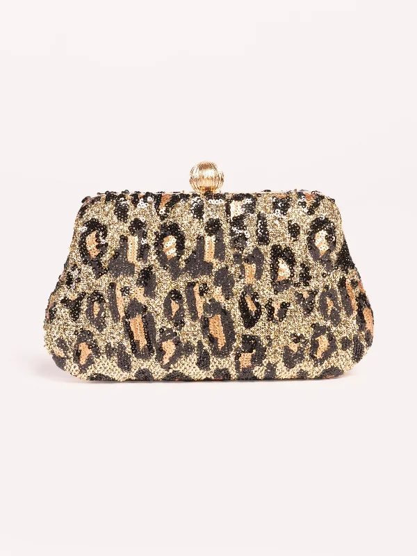 Sequin Embellished Clutch