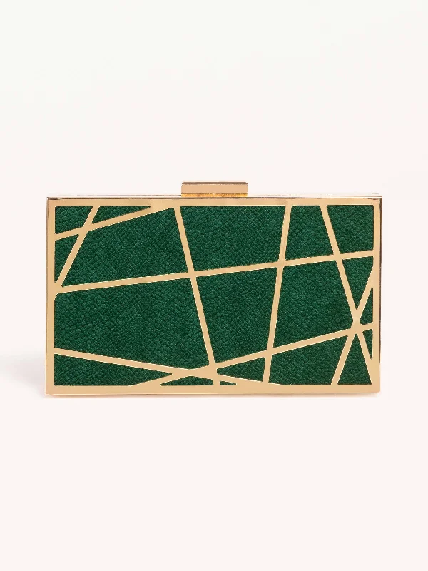 Metallic Box Clutch