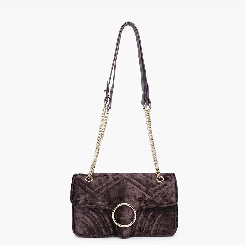 Edinburgh Chocolate Soft Textured Crossbody