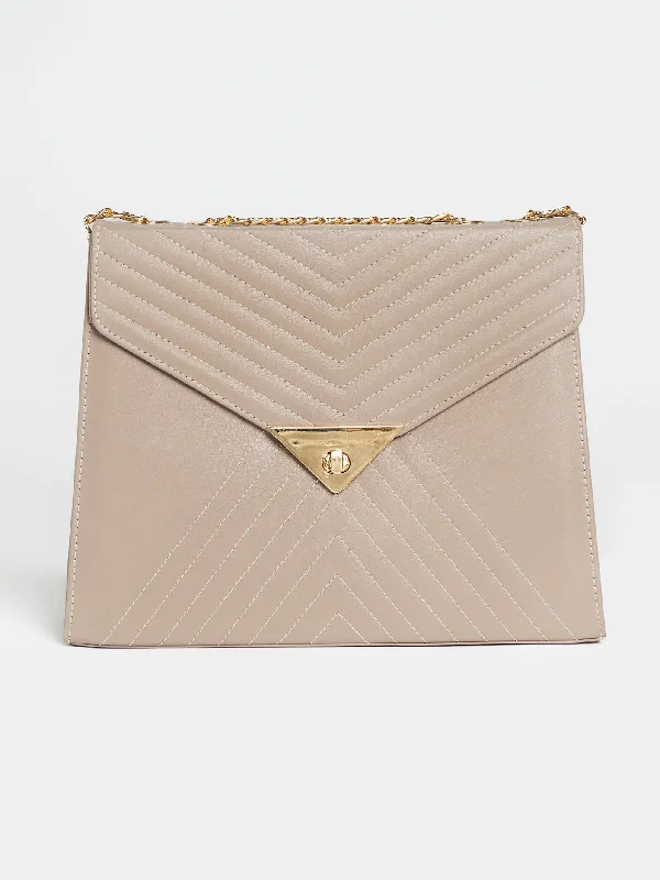 Metallic Enclosure Shoulder Bag