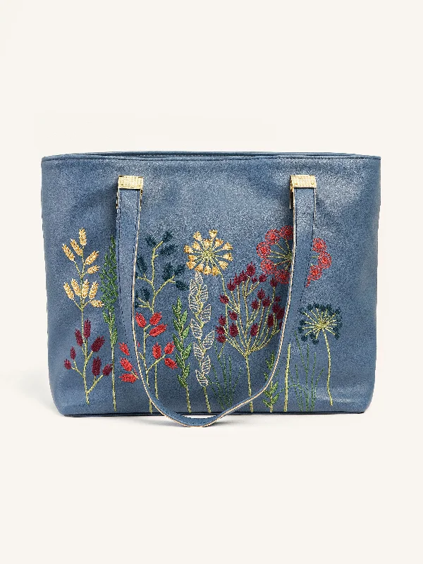 Embroidered Shoulder Bag