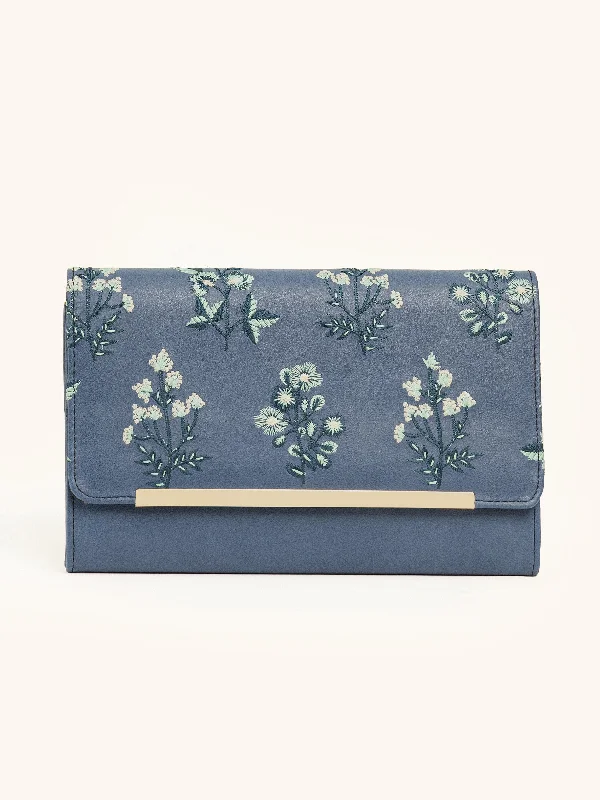 Embroidered Clutch