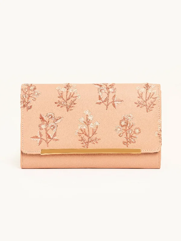 Embroidered Clutch