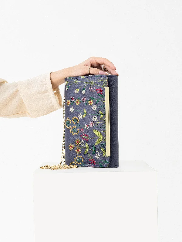 Embroidered Clutch