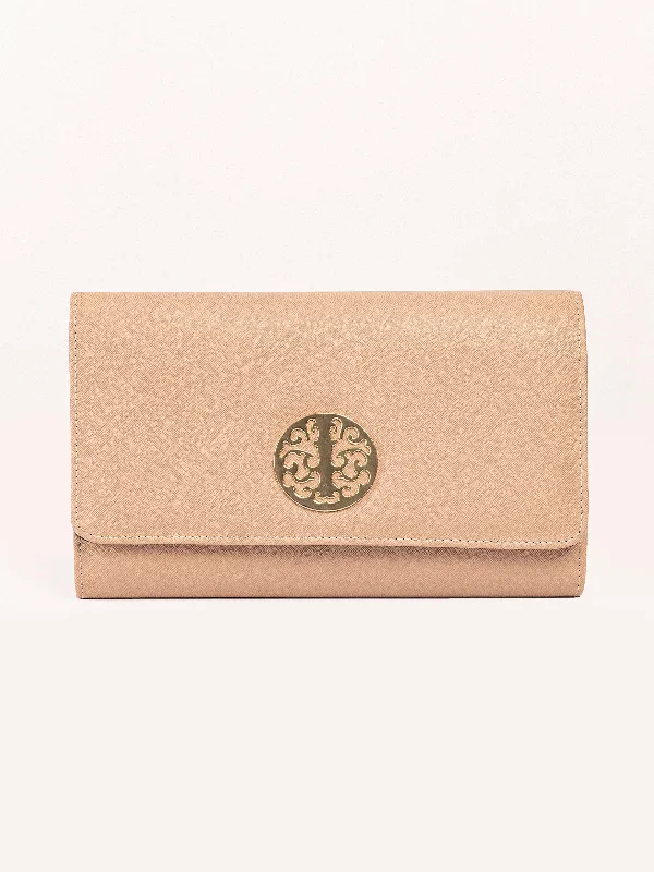 Metal Logo Clutch