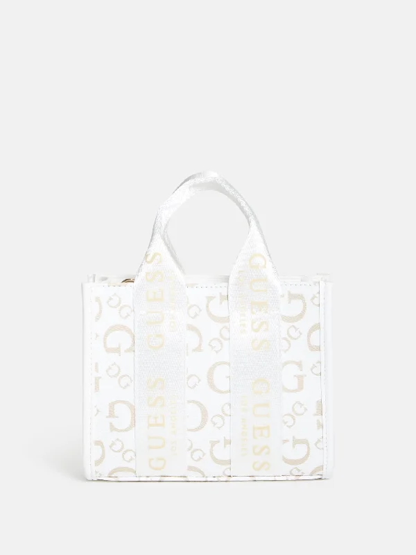 Logo-Tape Logo Mini Tote Crossbody