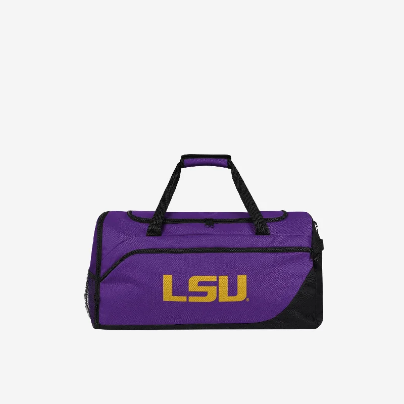 LSU Tigers Solid Big Logo Duffle Bag