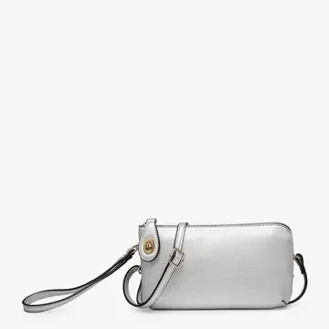 Kendall Bright Silver Crossbody