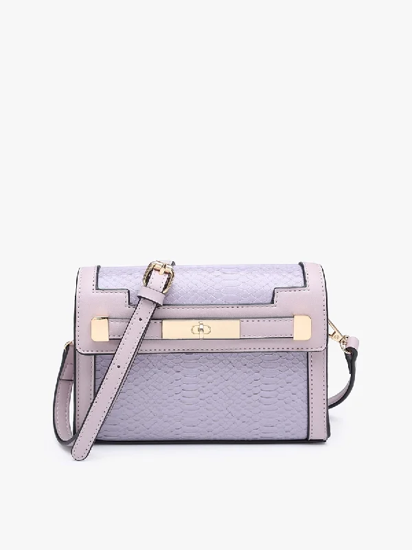 Etta Lilac Textured Crossbody