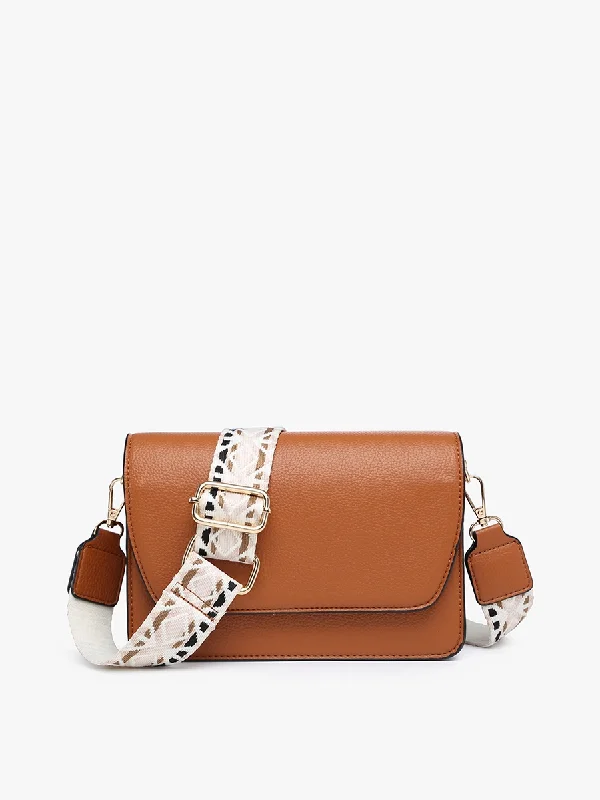 Noah Brown Flapover Crossbody