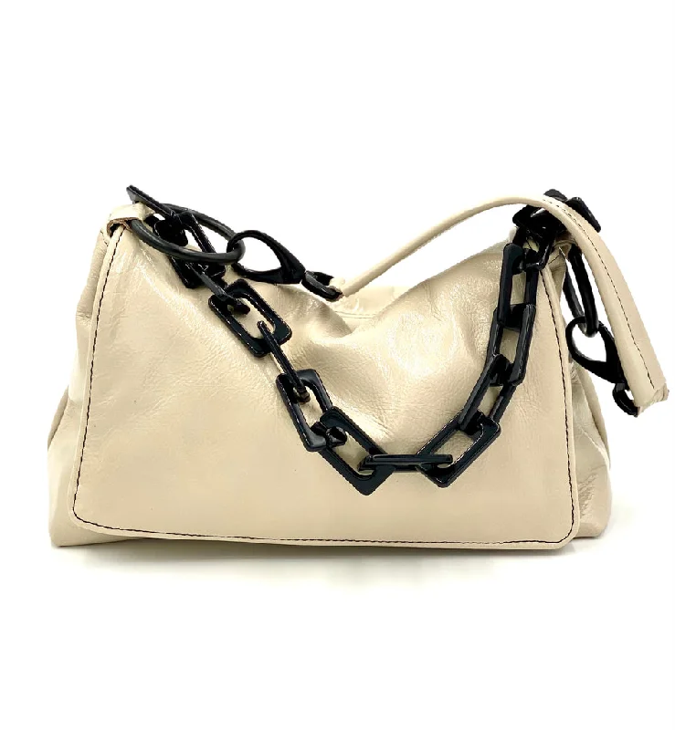 Marita Shoulder Bag in Eggshell