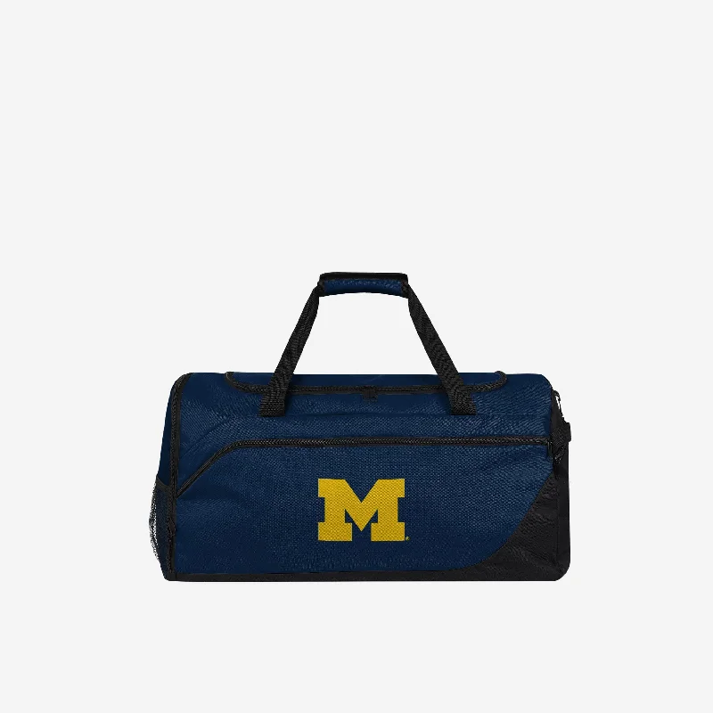 Michigan Wolverines Solid Big Logo Duffle Bag