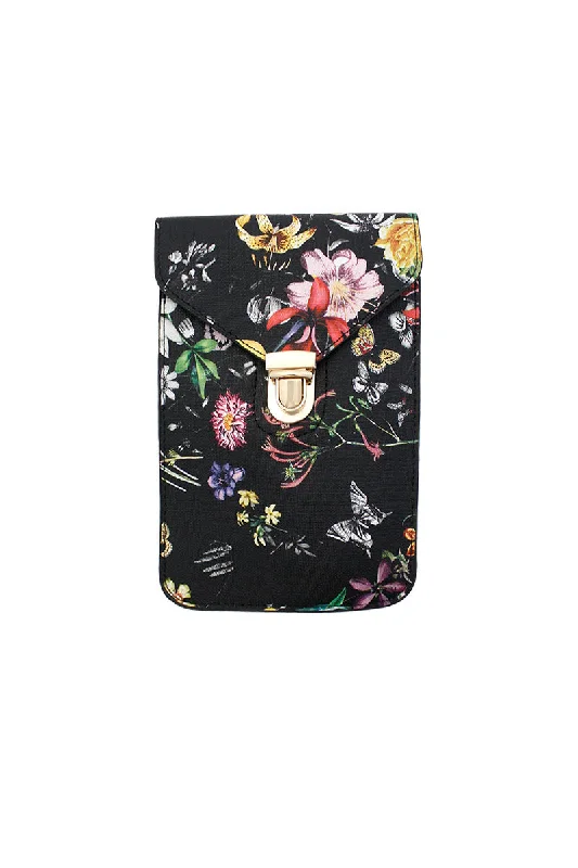 Mini Snap Floral Crossbody Bag