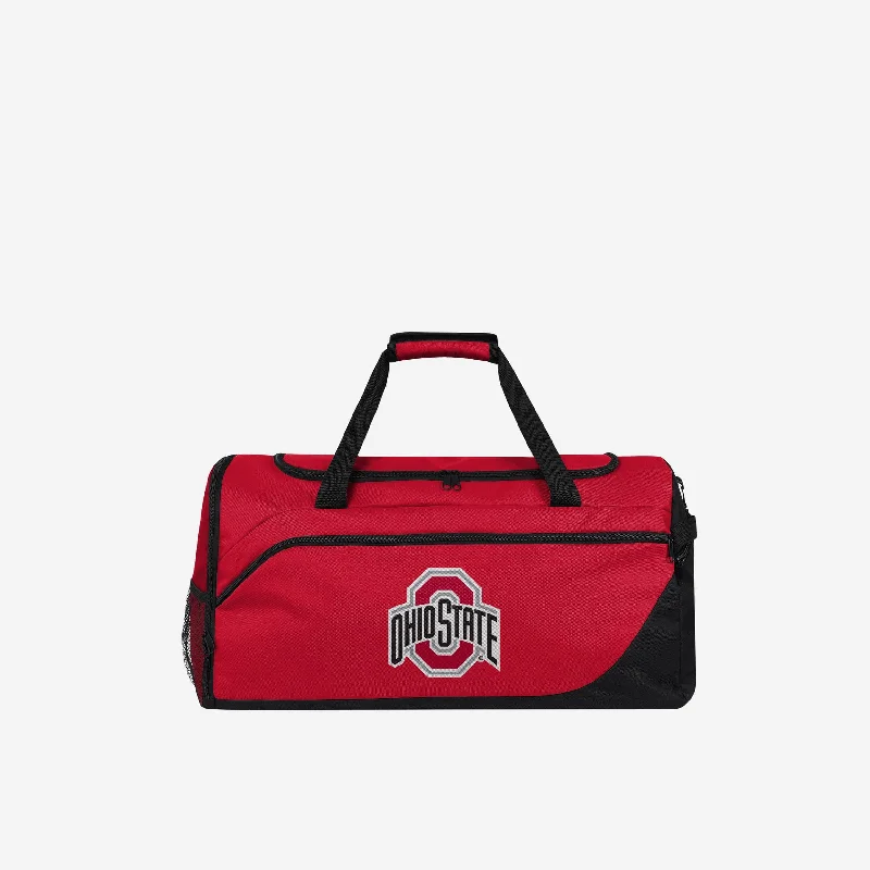 Ohio State Buckeyes Solid Big Logo Duffle Bag