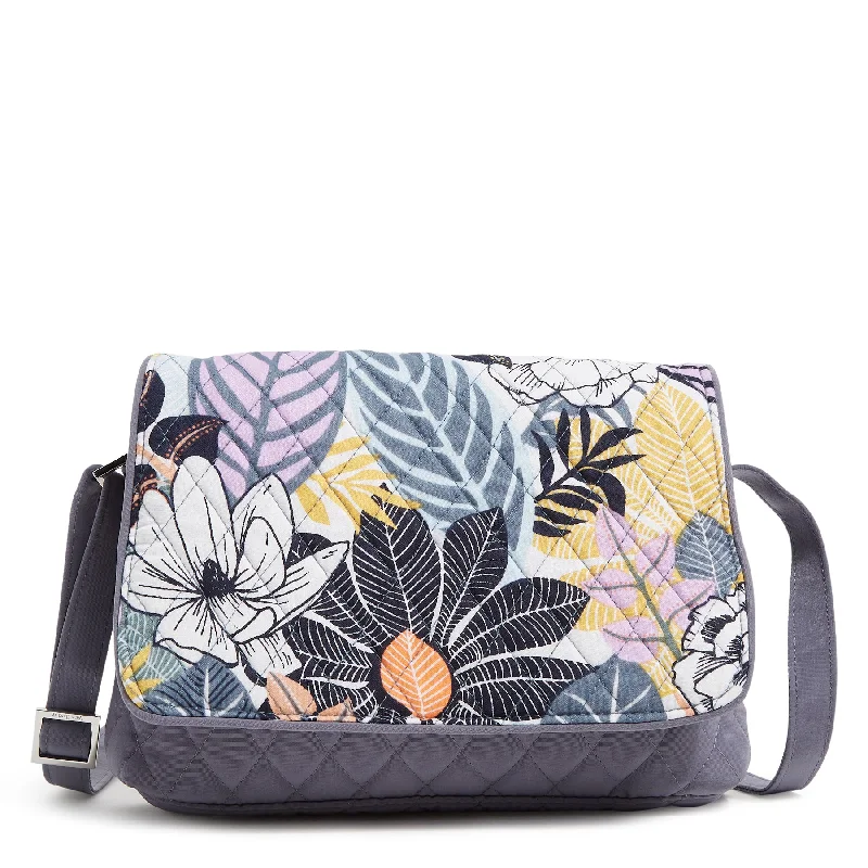 Outlet Microfiber Convertible Flap Crossbody