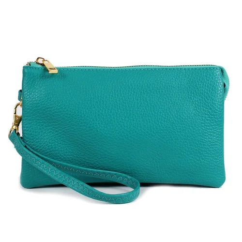 Bentlie Three Compartments Crossbody Bag-Turquoise