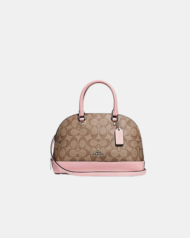 Coach Mini Sierra Satchel In Signature Canvas