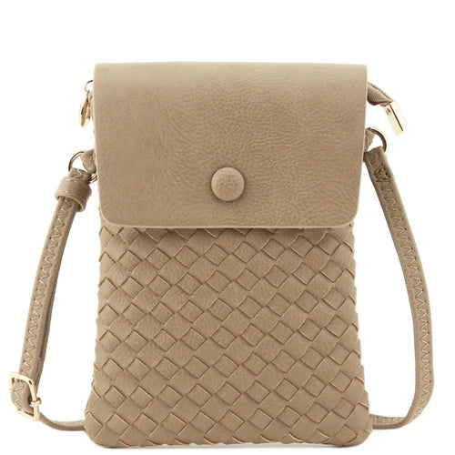 Rebecca Taupe Crossbody