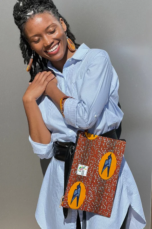 Rust Sika Wristlet