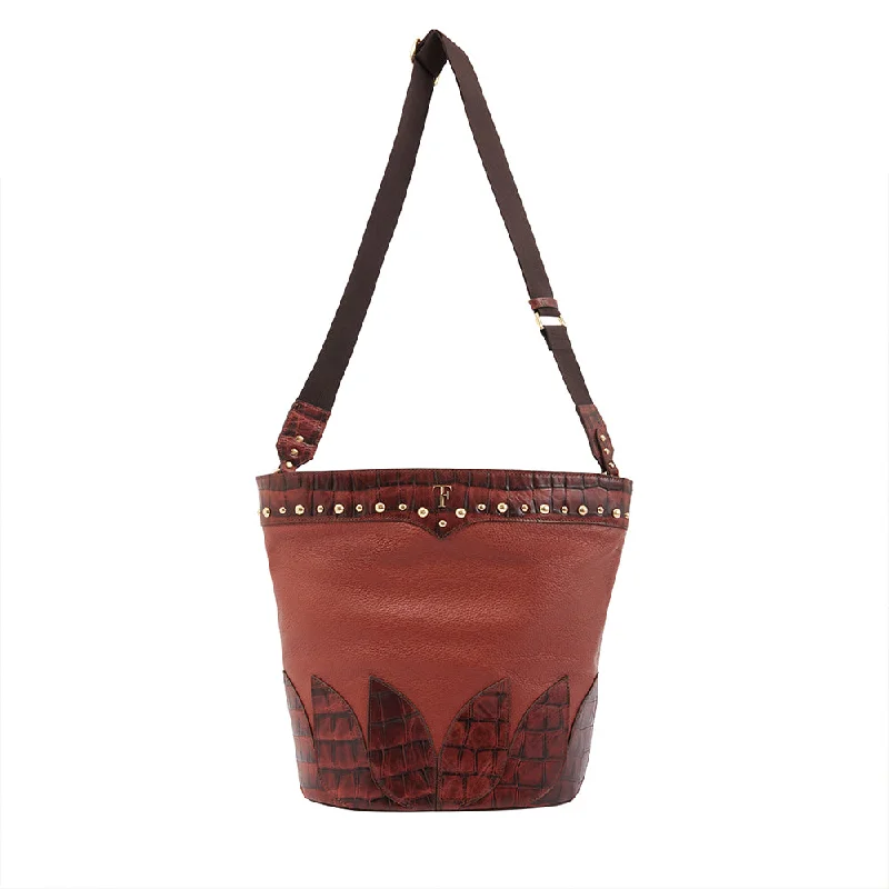 Annique Artisanal Bucket- Rusty Brown